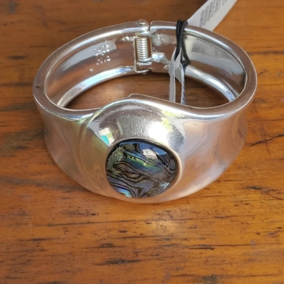 Robert Lee Morris  Silver Abalone cuff NWT‎ - Picture 2 of 6
